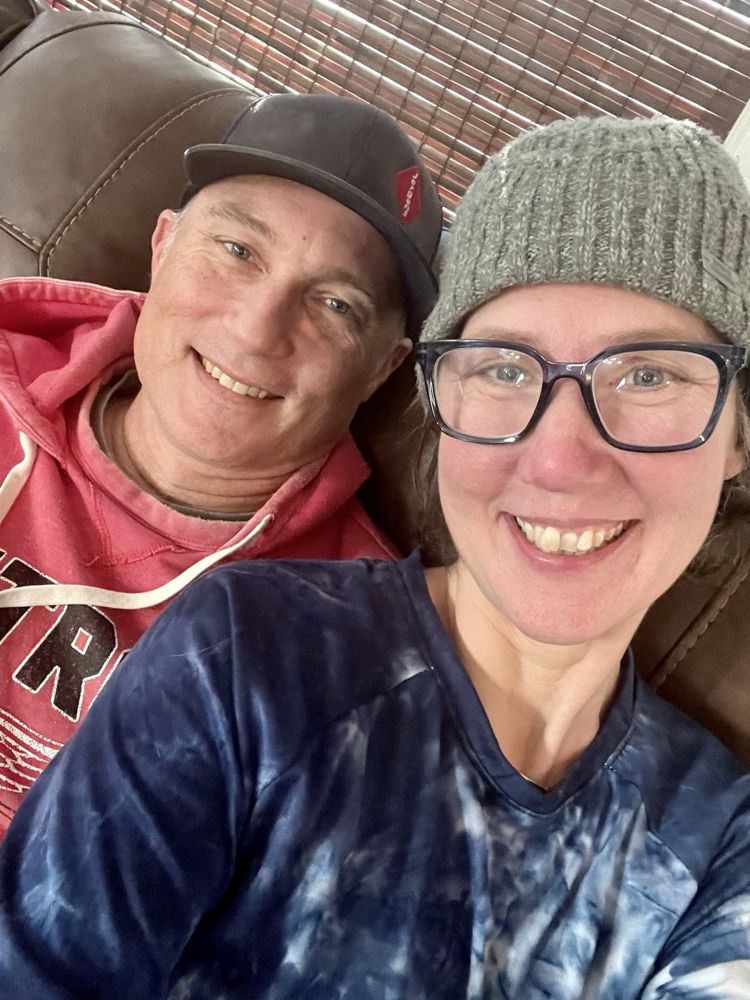 Jimmy and Mel on the couch
